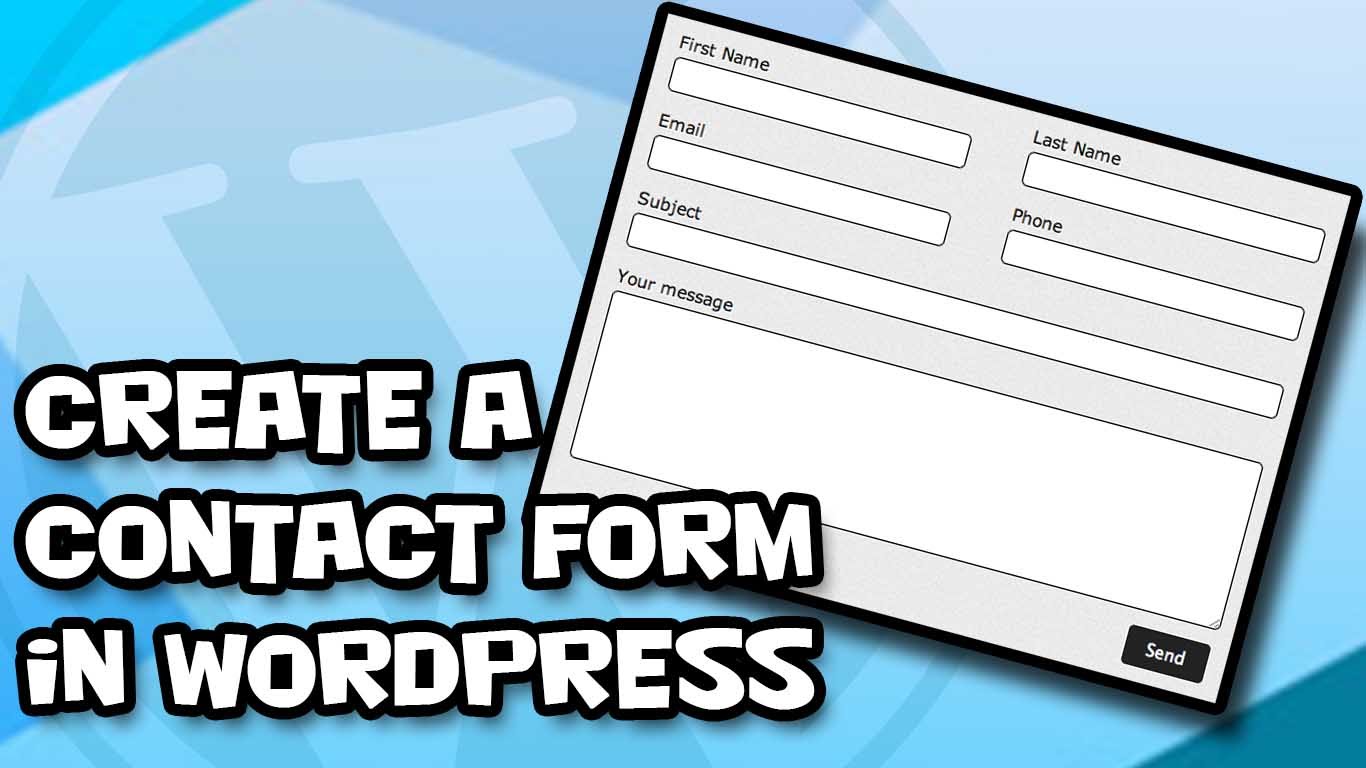 How to deal with Contact 7 on a Wordpress site