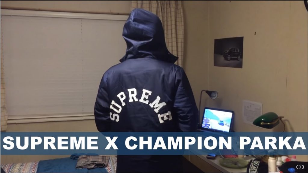 The streetwear style of Supreme and the sportswear style of Champion: a perfect fashion combination