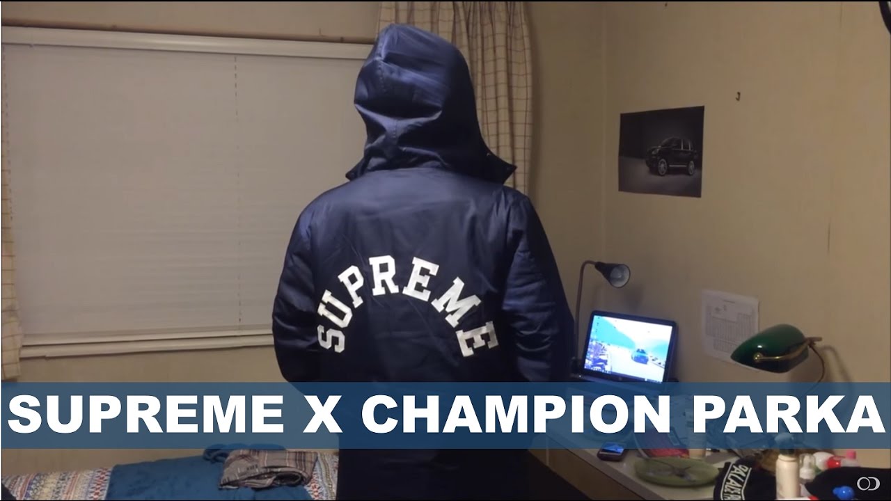 The streetwear style of Supreme and the sportswear style of Champion: a perfect fashion