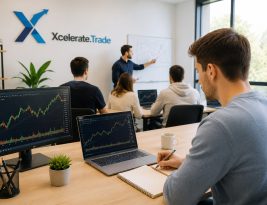 How do lot sizes affect forex risk in the Xcelerate Trade approach